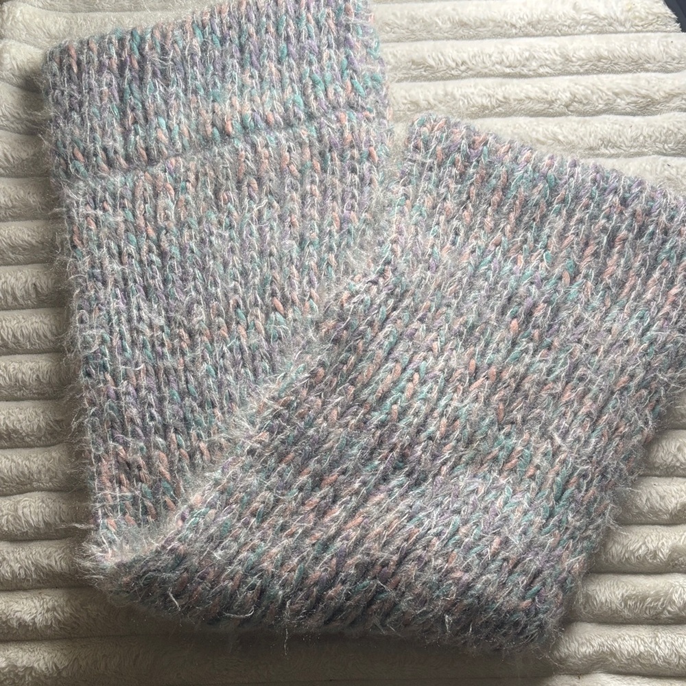 Betsey Johnson Pastel Knit Scarf